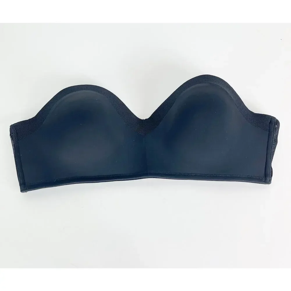 Lively NWOT The No-Wire Strapless Bra Black Size 32DD - Picture 3 of 12